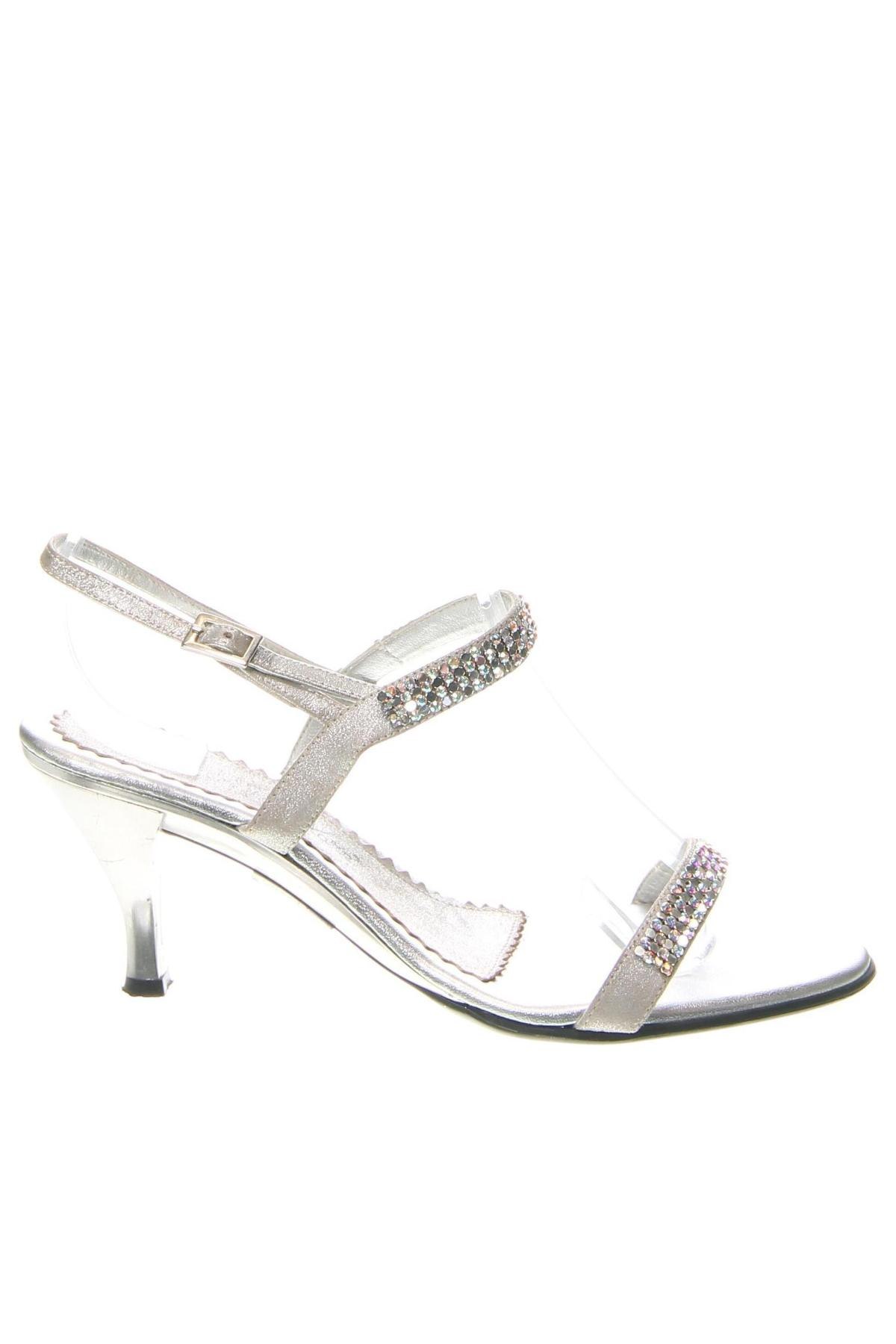 Sandalen, Größe 38, Farbe Silber, Preis € 17,41