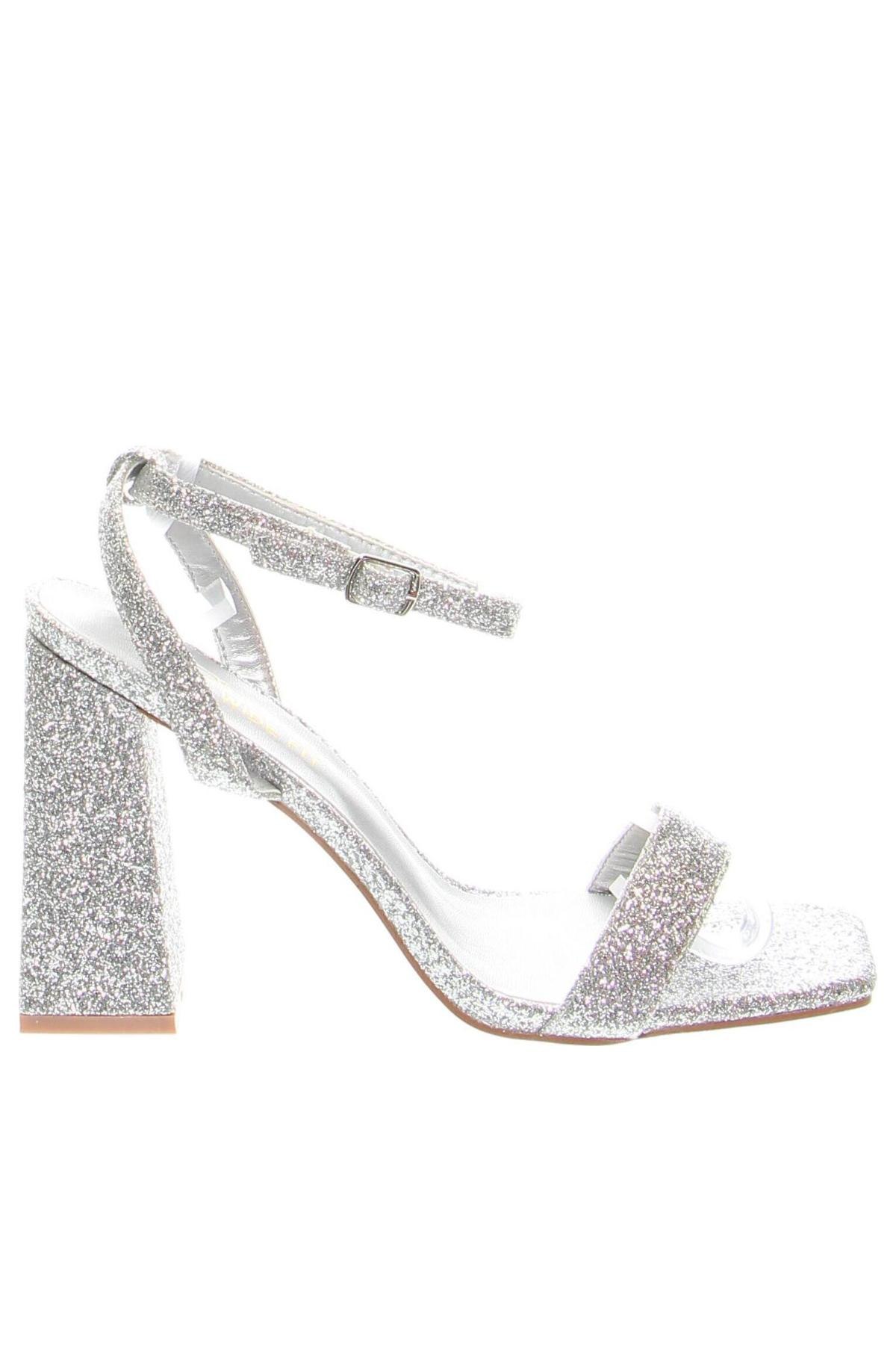 Sandalen Boohoo, Größe 39, Farbe Silber, Preis € 15,34