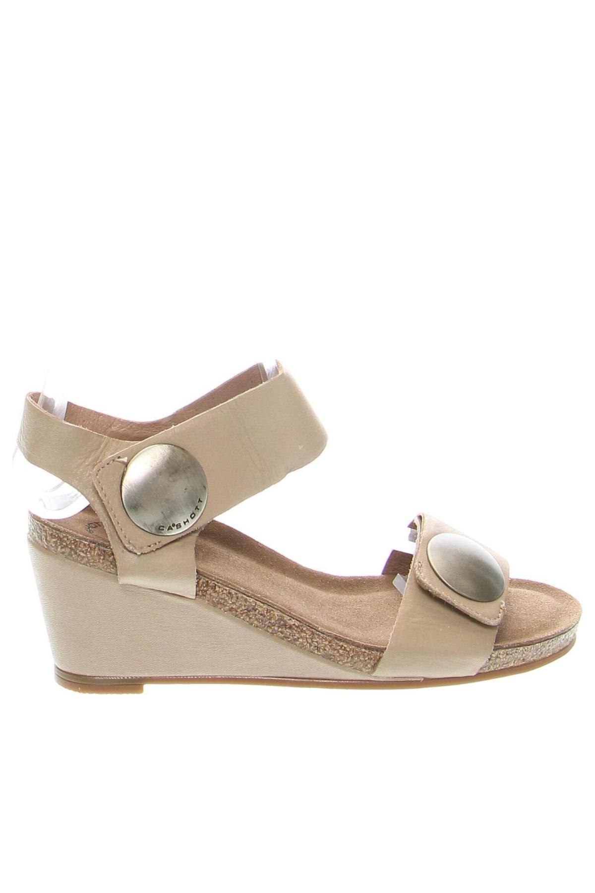 Sandalen Ca'shott, Größe 37, Farbe Beige, Preis 59,64 €