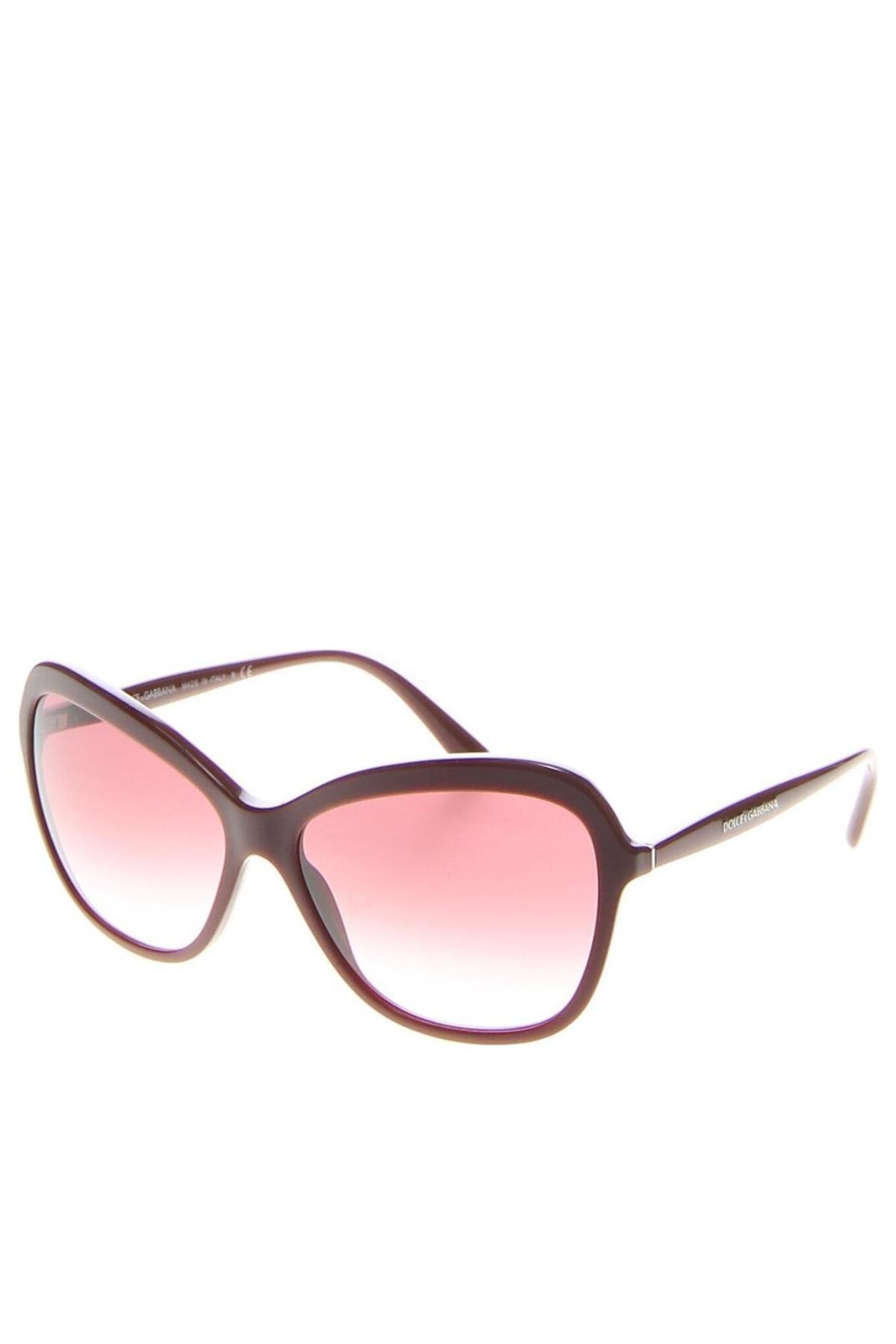 Слънчеви очила Dolce & Gabbana, Цвят Червен, Цена 389,00 лв.