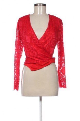 Damska bluzka-body Unbranded, Rozmiar L, Kolor Czerwony, Cena 71,00 zł