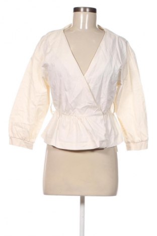 Bluză de femei Bershka, Mărime M, Culoare Ecru, Preț 64,99 Lei