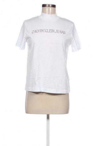 Bluzka damska Calvin Klein Jeans, Rozmiar M, Kolor Biały, Cena 167,45 zł