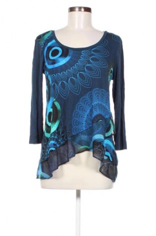 Дамска блуза Desigual, Размер XL, Цвят Многоцветен, Цена 66,31 лв.
