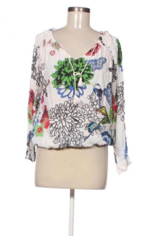 Дамска блуза Desigual, Размер L, Цвят Многоцветен, Цена 48,99 лв.