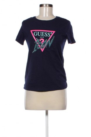 Damen T-Shirt Guess, Größe S, Farbe Blau, Preis 21,48 €