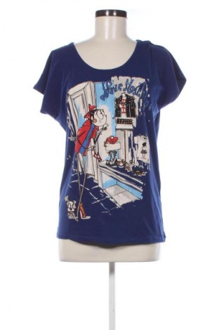 Дамска блуза Love Moschino, Размер M, Цвят Син, Цена 116,00 лв.