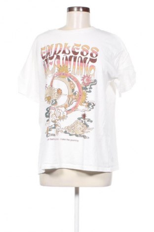 Damen Shirt Pull&Bear, Größe M, Farbe Weiß, Preis € 10,00