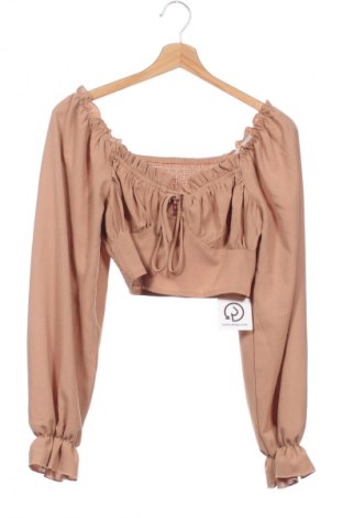 Bluză de femei SHEIN, Mărime XS, Culoare Maro, Preț 64,99 Lei