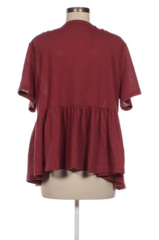 Дамска блуза SHEIN, Размер XXL, Цвят Червен, Цена 19,99 лв.