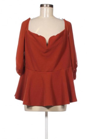 Damen Shirt SHEIN, Größe 3XL, Farbe Braun, Preis € 13,99