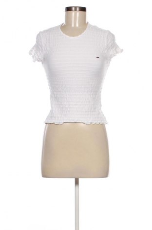 Damen Shirt Tommy Jeans, Größe S, Farbe Weiß, Preis 42,99 €