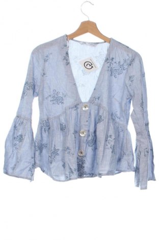 Damen Shirt Zara, Größe XS, Farbe Blau, Preis 13,80 €