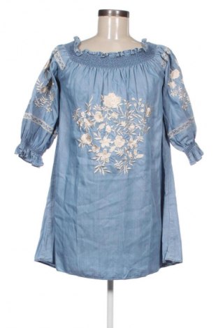 Damen Shirt Zara, Größe M, Farbe Blau, Preis 14,00 €