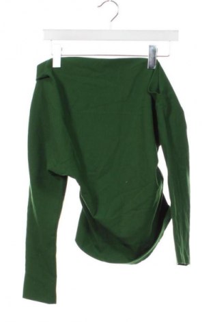 Дамска блуза Zara, Размер XS, Цвят Зелен, Цена 27,99 лв.