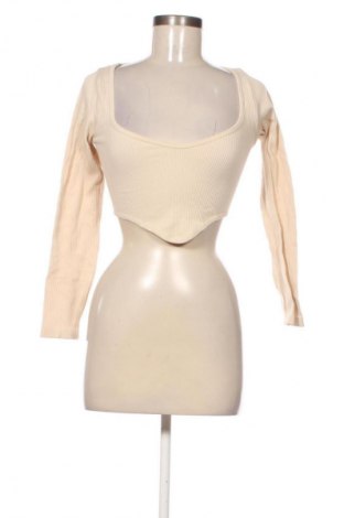 Bluză de femei Zara, Mărime M, Culoare Bej, Preț 91,99 Lei