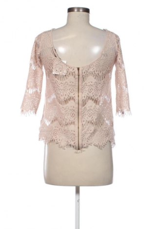 Bluzka damska Zara Trafaluc, Rozmiar S, Kolor Beżowy, Cena 45,98 zł