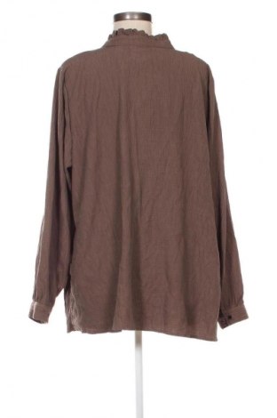 Damen Shirt Zizzi, Größe XXL, Farbe Braun, Preis 26,99 €