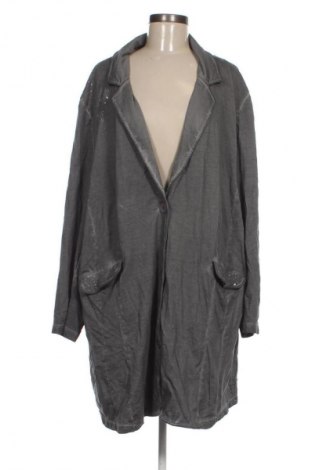 Damen Strickjacke Mia Moda, Größe 5XL, Farbe Grau, Preis 64,99 €