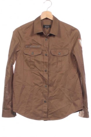 Дамска риза A.P.C., Размер XS, Цвят Зелен, Цена 137,00 лв.