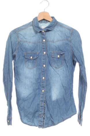 Γυναικείο πουκάμισο Denim Co., Μέγεθος XS, Χρώμα Μπλέ, Τιμή 15,99 €