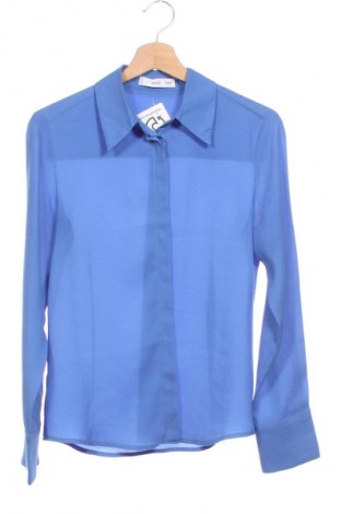 Damenbluse Mango, Größe XS, Farbe Blau, Preis 11,99 €