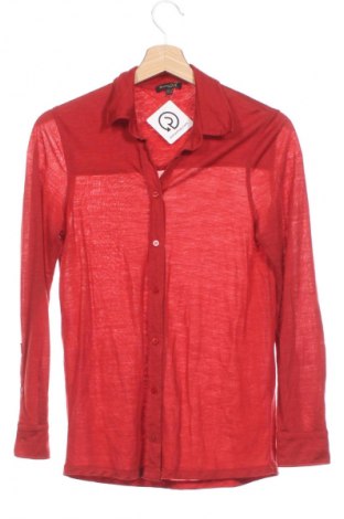 Γυναικείο πουκάμισο Massimo Dutti, Μέγεθος XS, Χρώμα Κόκκινο, Τιμή 28,00 €