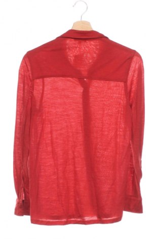Γυναικείο πουκάμισο Massimo Dutti, Μέγεθος XS, Χρώμα Κόκκινο, Τιμή 28,00 €
