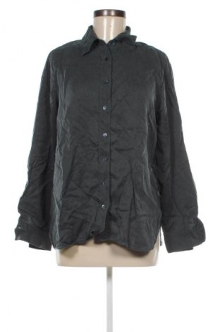 Дамска риза Massimo Dutti, Размер L, Цвят Зелен, Цена 55,00 лв.