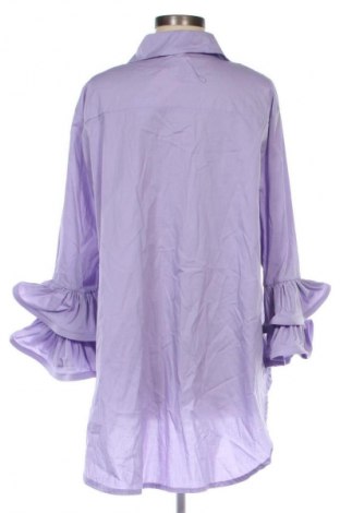 Γυναικείο πουκάμισο NEW COLLECTION, Μέγεθος L, Χρώμα Βιολετί, Τιμή 48,00 €