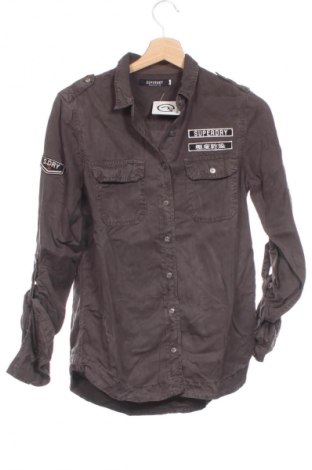 Damenbluse Superdry, Größe XS, Farbe Grau, Preis 31,82 €