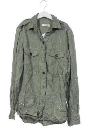 Γυναικείο πουκάμισο Zara, Μέγεθος XS, Χρώμα Πράσινο, Τιμή 17,99 €