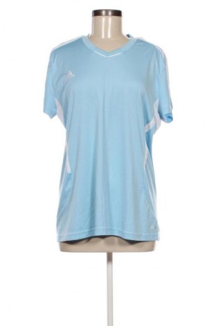 Γυναικείο t-shirt Adidas, Μέγεθος XL, Χρώμα Μπλέ, Τιμή 17,99 €
