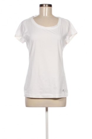 Γυναικείο t-shirt Adidas, Μέγεθος M, Χρώμα Λευκό, Τιμή 17,99 €