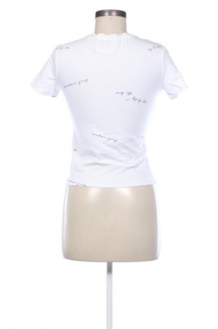 Tricou de femei Bershka, Mărime M, Culoare Alb, Preț 57,99 Lei