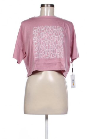 Dámské tričko Calvin Klein, Velikost S, Barva Popelavě růžová, Cena  755,00 Kč