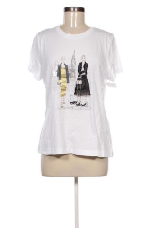 Γυναικείο t-shirt DKNY, Μέγεθος M, Χρώμα Λευκό, Τιμή 36,94 €