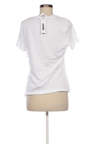 Γυναικείο t-shirt DKNY, Μέγεθος M, Χρώμα Λευκό, Τιμή 36,94 €