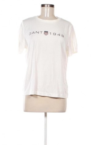 Γυναικείο t-shirt Gant, Μέγεθος L, Χρώμα Λευκό, Τιμή 46,99 €
