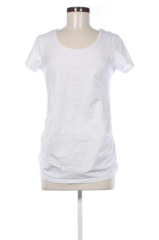 Γυναικείο t-shirt H&M Mama, Μέγεθος L, Χρώμα Λευκό, Τιμή 8,70 €