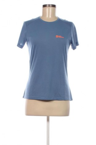 Γυναικείο t-shirt Jack Wolfskin, Μέγεθος S, Χρώμα Μπλέ, Τιμή 23,99 €