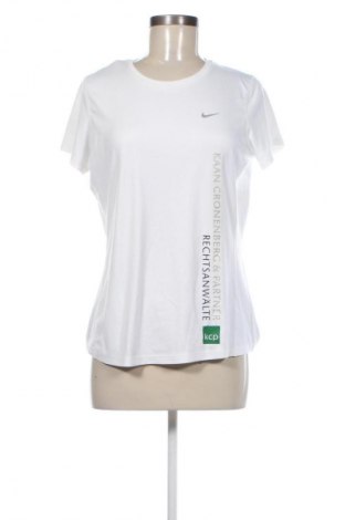 Γυναικείο t-shirt Nike, Μέγεθος M, Χρώμα Λευκό, Τιμή 17,99 €
