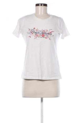 Γυναικείο t-shirt Pepe Jeans, Μέγεθος L, Χρώμα Λευκό, Τιμή 14,38 €