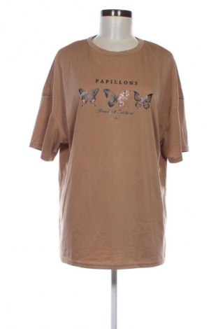 Tricou de femei SHEIN, Mărime M, Culoare Bej, Preț 57,99 Lei