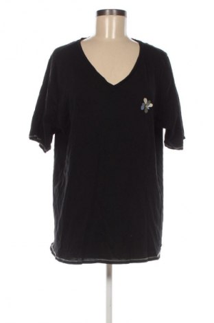 Γυναικείο t-shirt Tom Tailor, Μέγεθος XXL, Χρώμα Μαύρο, Τιμή 8,99 €