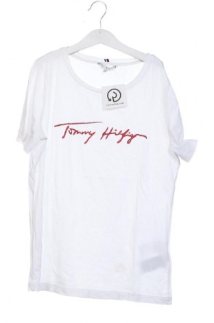 Damski T-shirt Tommy Hilfiger, Rozmiar XS, Kolor Biały, Cena 77,75 zł