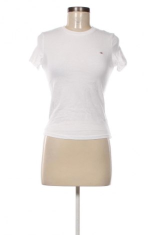 Γυναικείο t-shirt Tommy Jeans, Μέγεθος M, Χρώμα Λευκό, Τιμή 49,99 €