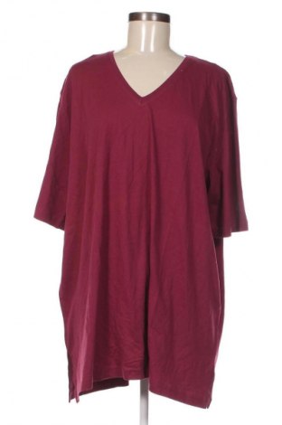 Γυναικείο t-shirt Ulla Popken, Μέγεθος XXL, Χρώμα Κόκκινο, Τιμή 11,99 €