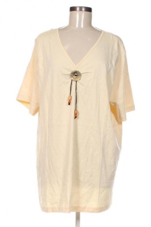 Γυναικείο t-shirt Unbranded, Μέγεθος 3XL, Χρώμα Κίτρινο, Τιμή 10,99 €