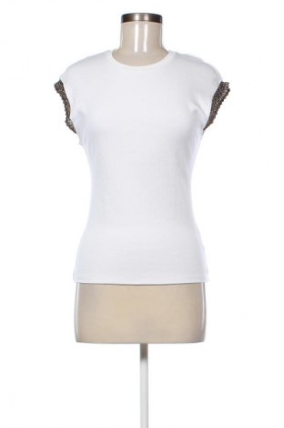 Tricou de femei Zara, Mărime M, Culoare Alb, Preț 52,39 Lei